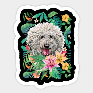 Tropical Puli Dog Sticker